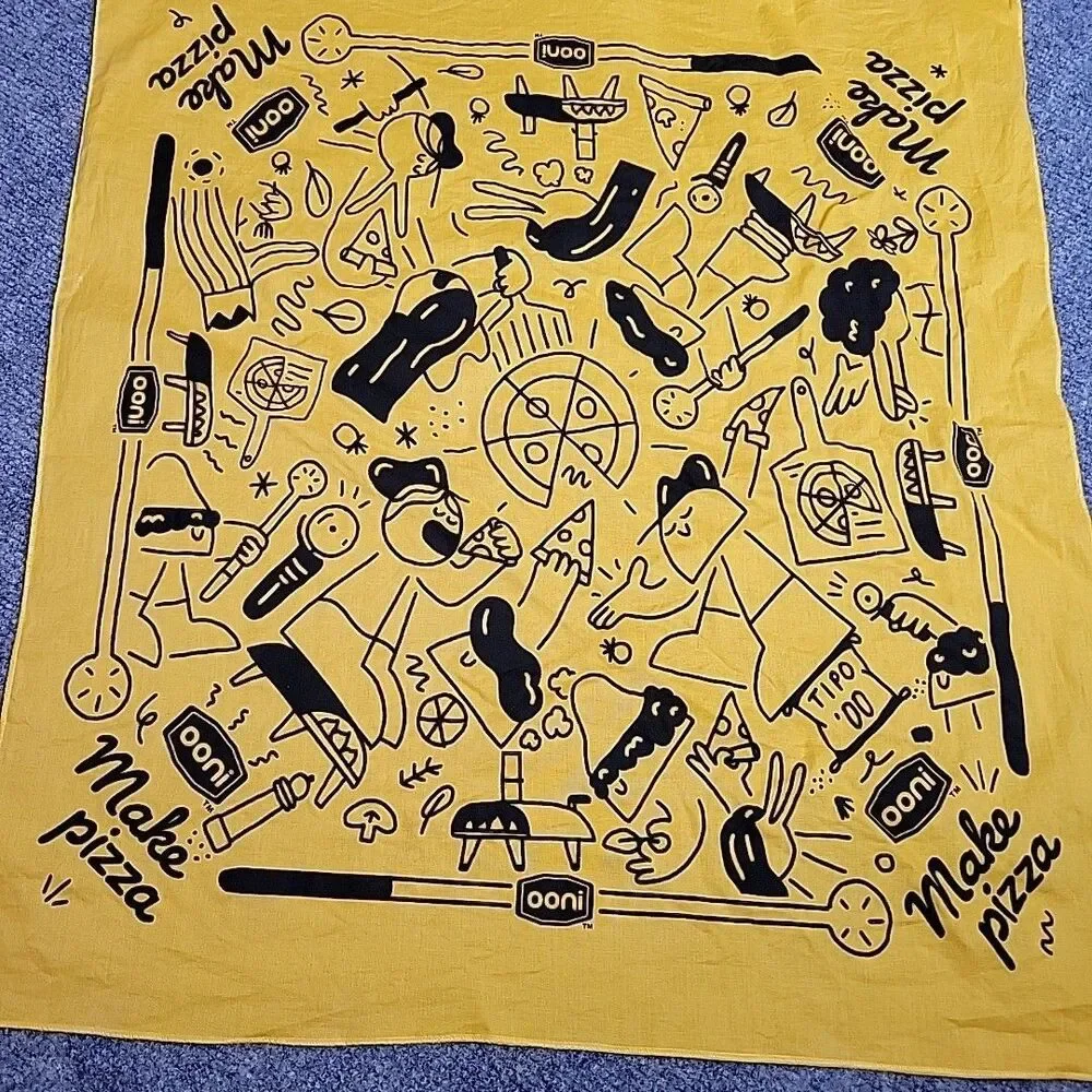 ooni Promo Yellow and Black Bandana Make Pizza - Exclusive 21